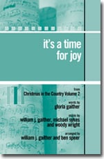 It's a Time for Joy! SATB choral sheet music cover Thumbnail